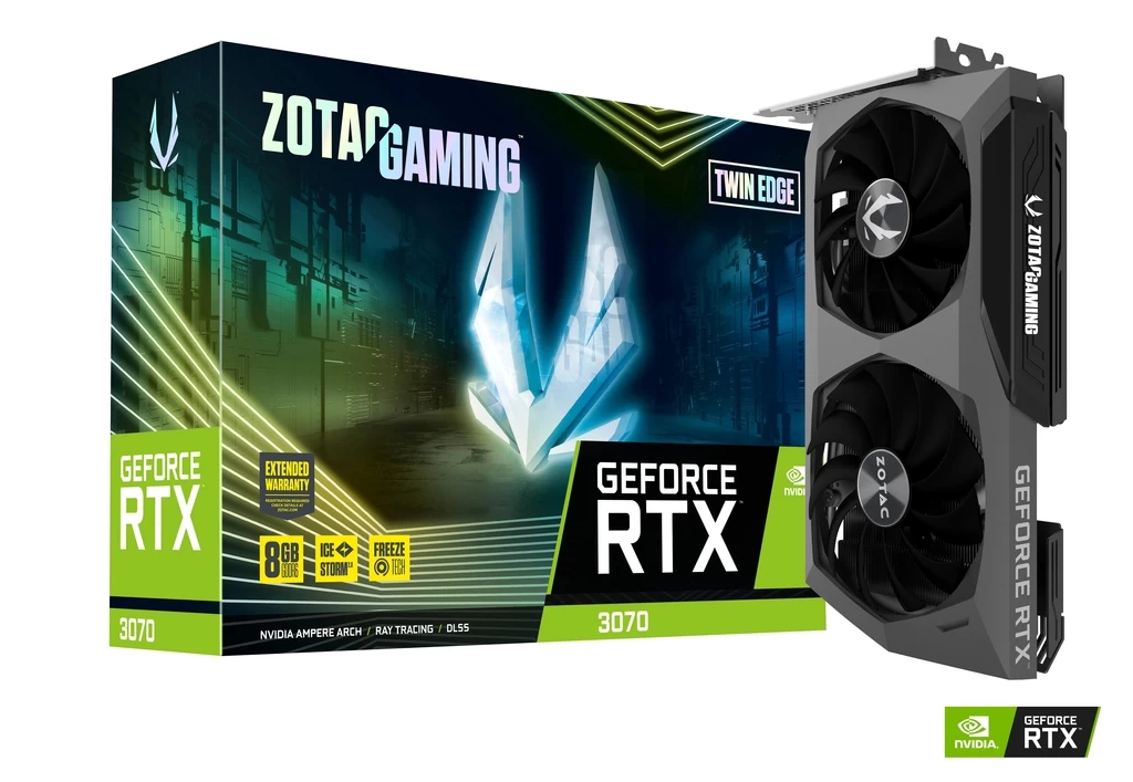 ZOTAC GAMING GeForce RTX 3070 Twin Edge Package
