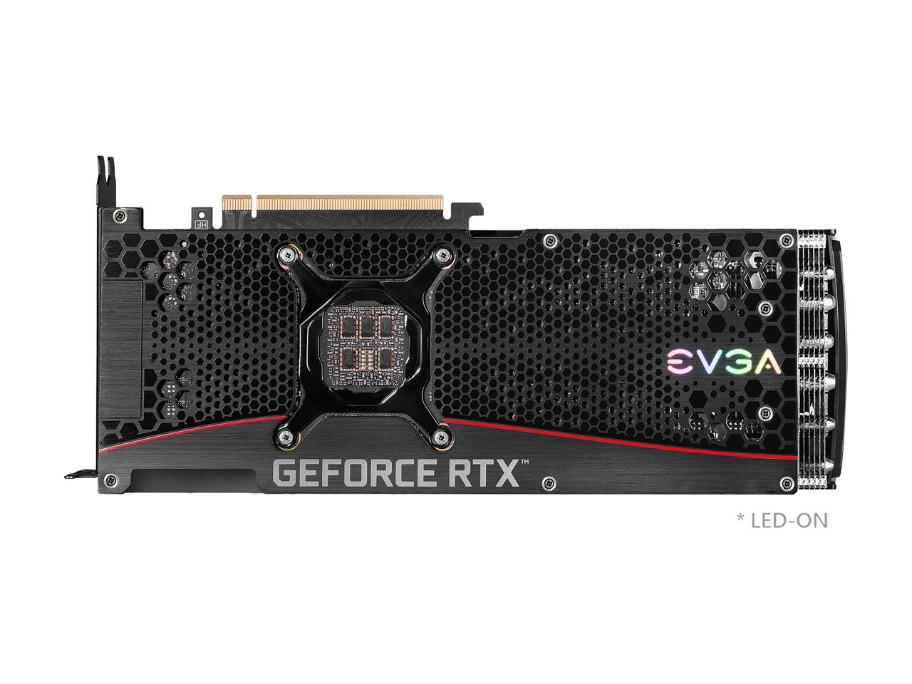 EVGA GeForce RTX 3080 Ti XC3 ULTRA GAMING Behind View