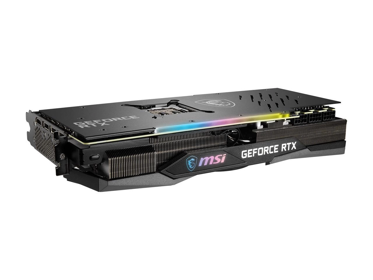 MSI GeForce RTX 3080 Ti GAMING TRIO 12G Front View