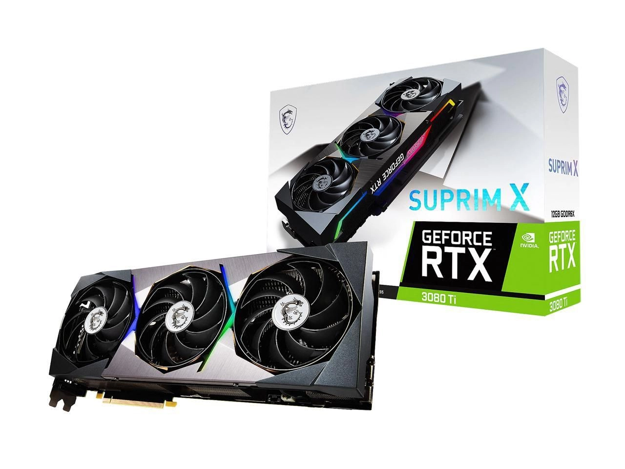 MSI GeForce RTX 3080 Ti SUPRIM X 12G Package