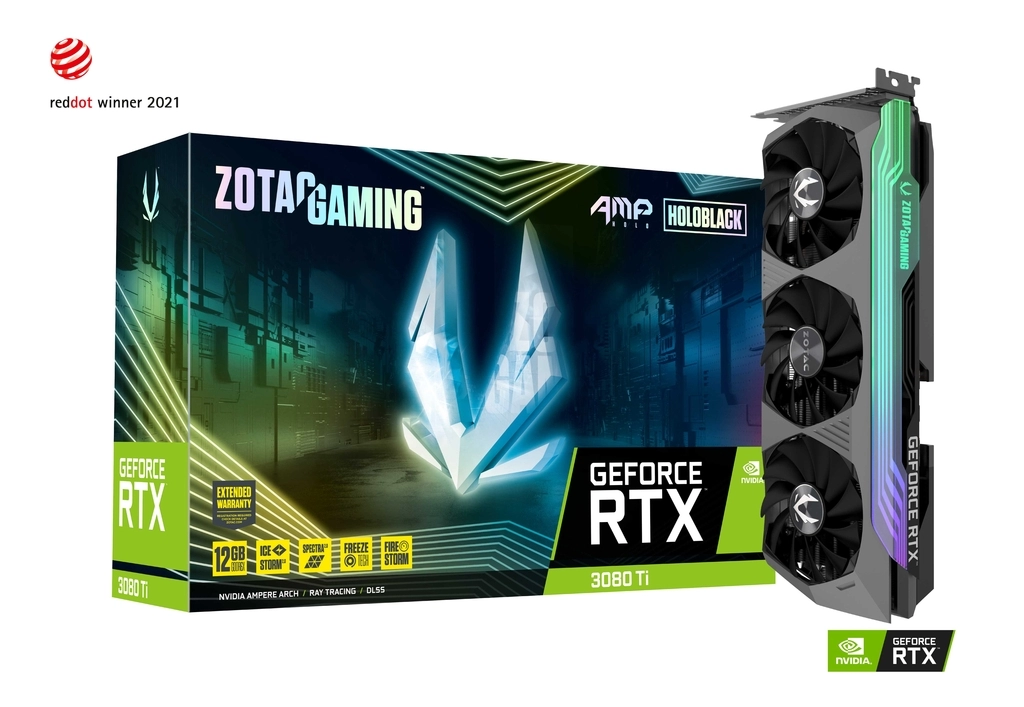ZOTAC GAMING GeForce RTX 3080 Ti AMP Holo Package