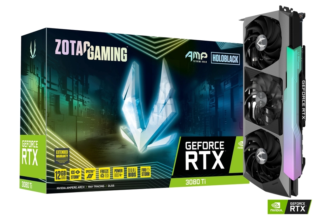 ZOTAC GAMING GeForce RTX 3080 Ti AMP Extreme Holo Package