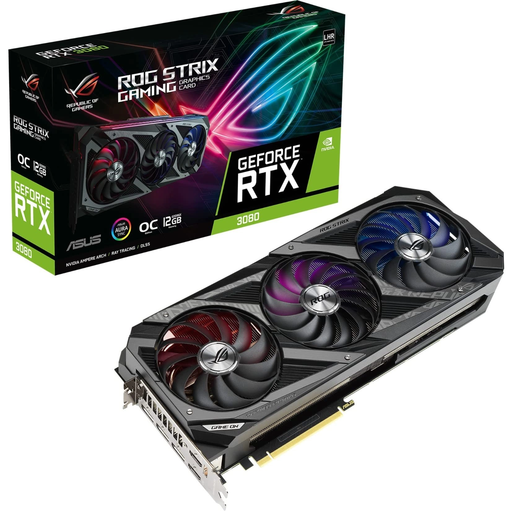 ASUS ROG Strix GeForce RTX 3080 Gaming 12GB Package