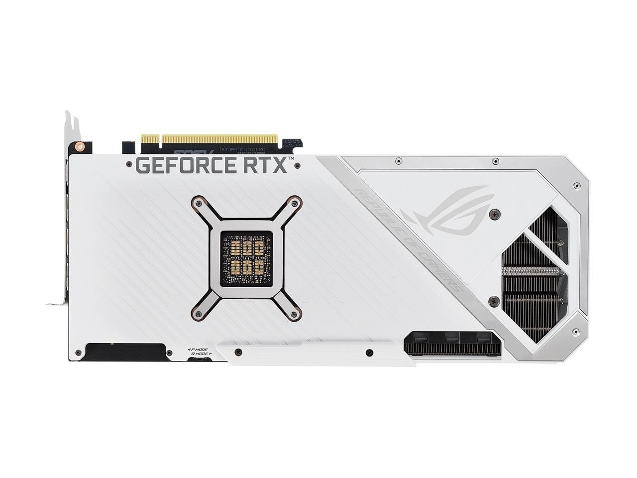 ASUS ROG Strix GeForce RTX 3080 White Edition 10GB Behind View
