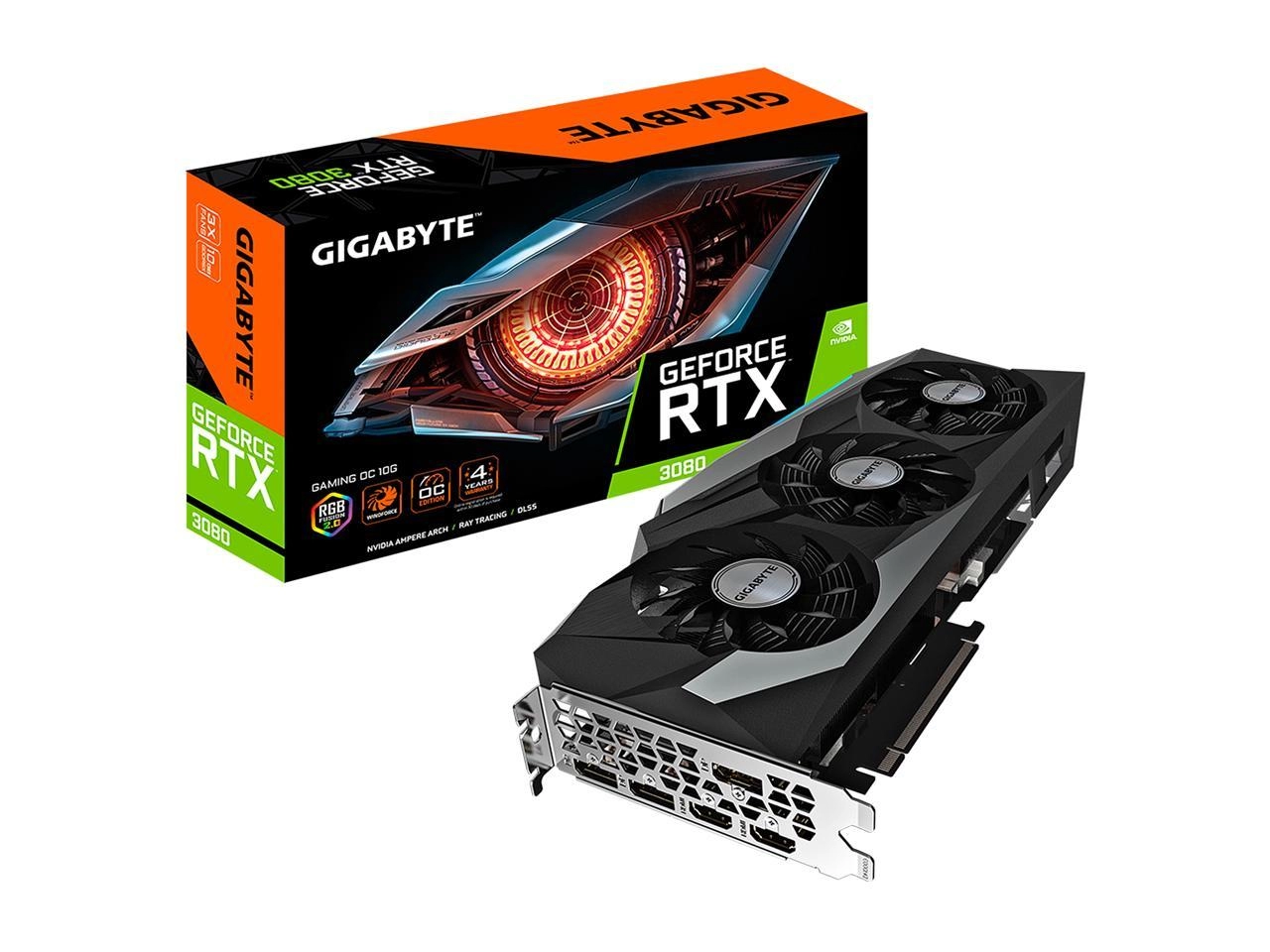 GIGABYTE GeForce RTX 3080 GAMING OC 10G Package