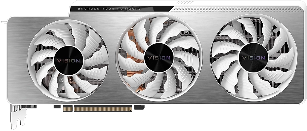 GIGABYTE GeForce RTX 3080 VISION OC 10G Transparent