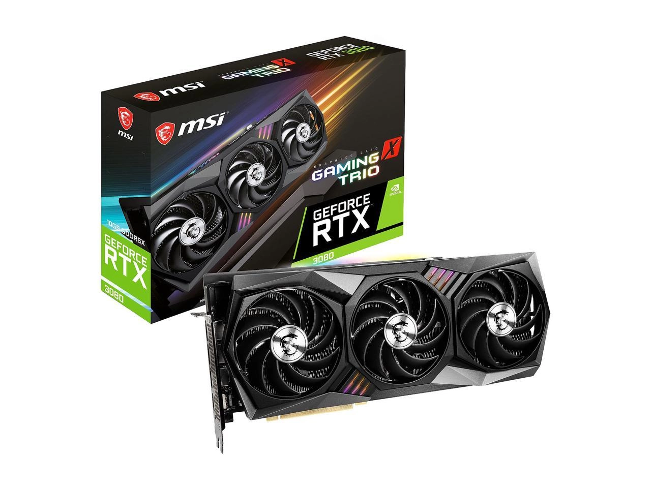 MSI GeForce RTX 3080 GAMING X TRIO 10G Package