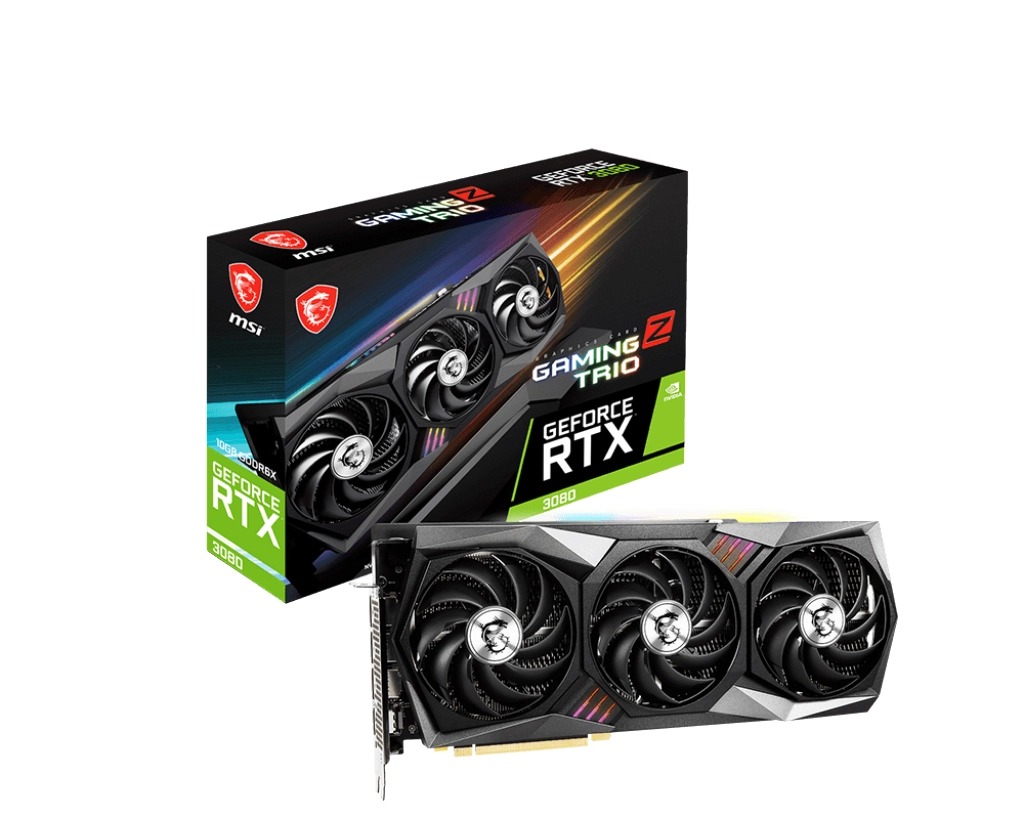 MSI GeForce RTX 3080 GAMING Z TRIO 10G Package