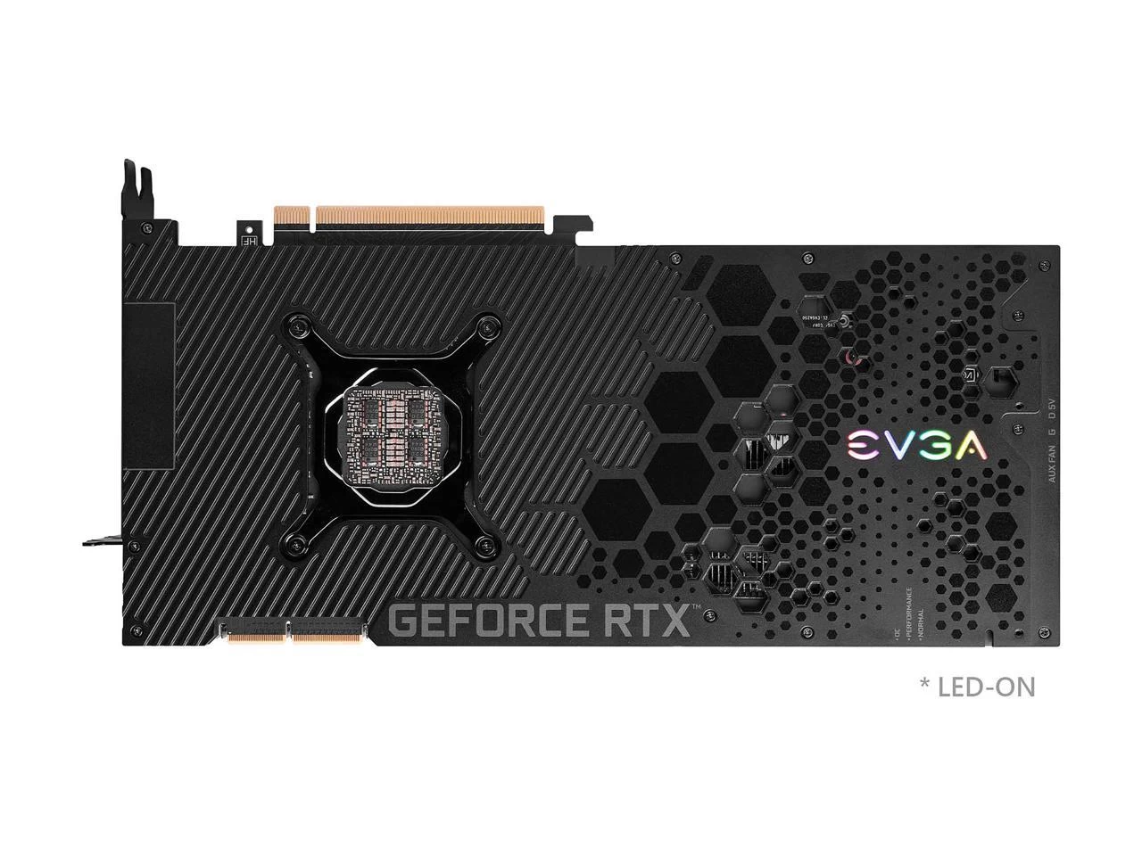 EVGA GeForce RTX 3090 Ti FTW3 BLACK GAMING Behind View