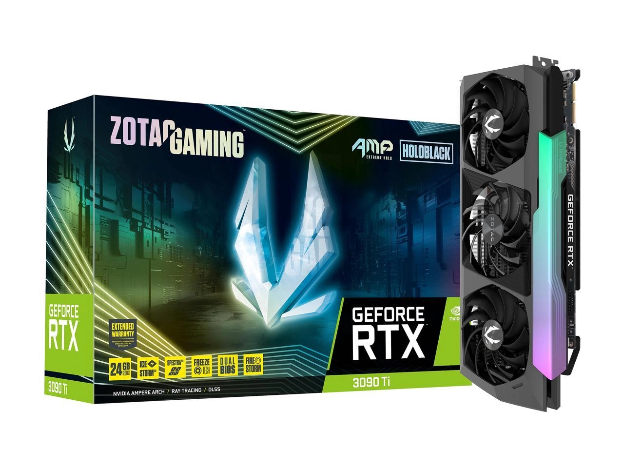 ZOTAC GAMING GeForce RTX 3090 Ti AMP Extreme Holo Package