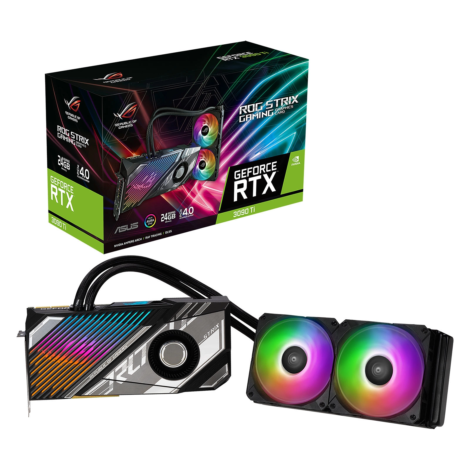 ASUS ROG STRIX LC RTX 3090 Ti Package