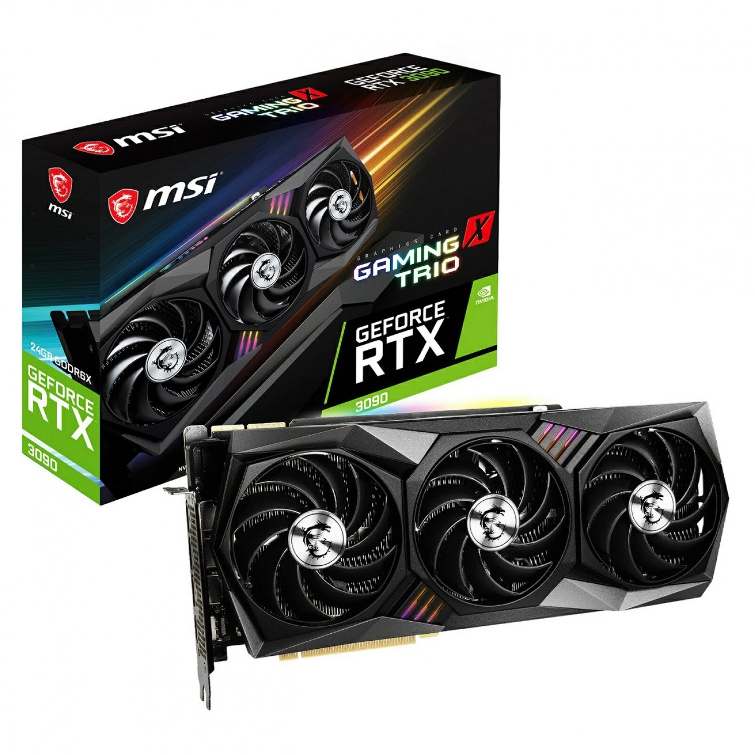 MSI GeForce RTX 3090 GAMING X TRIO 24G Package