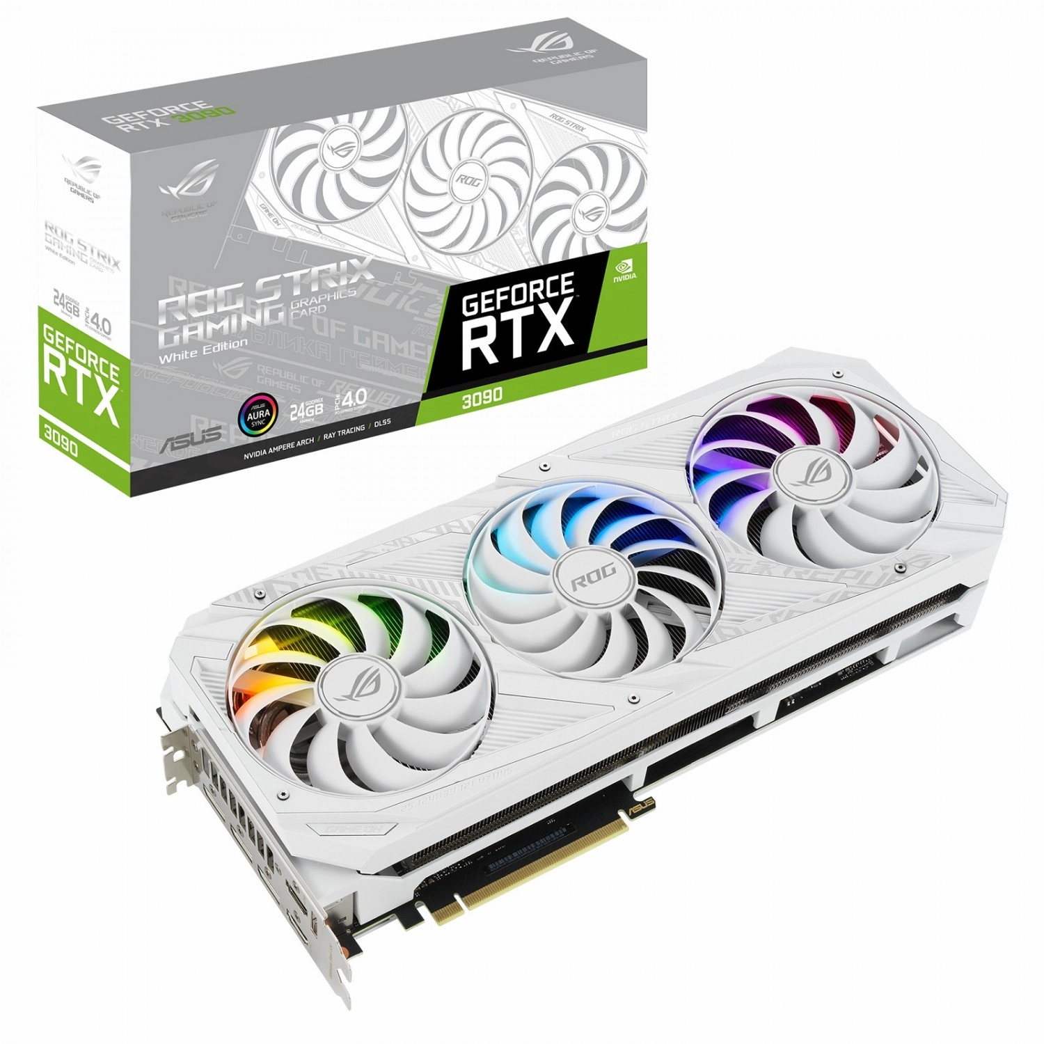 ASUS ROG STRIX RTX 3090 GAMING WHITE 24G Package