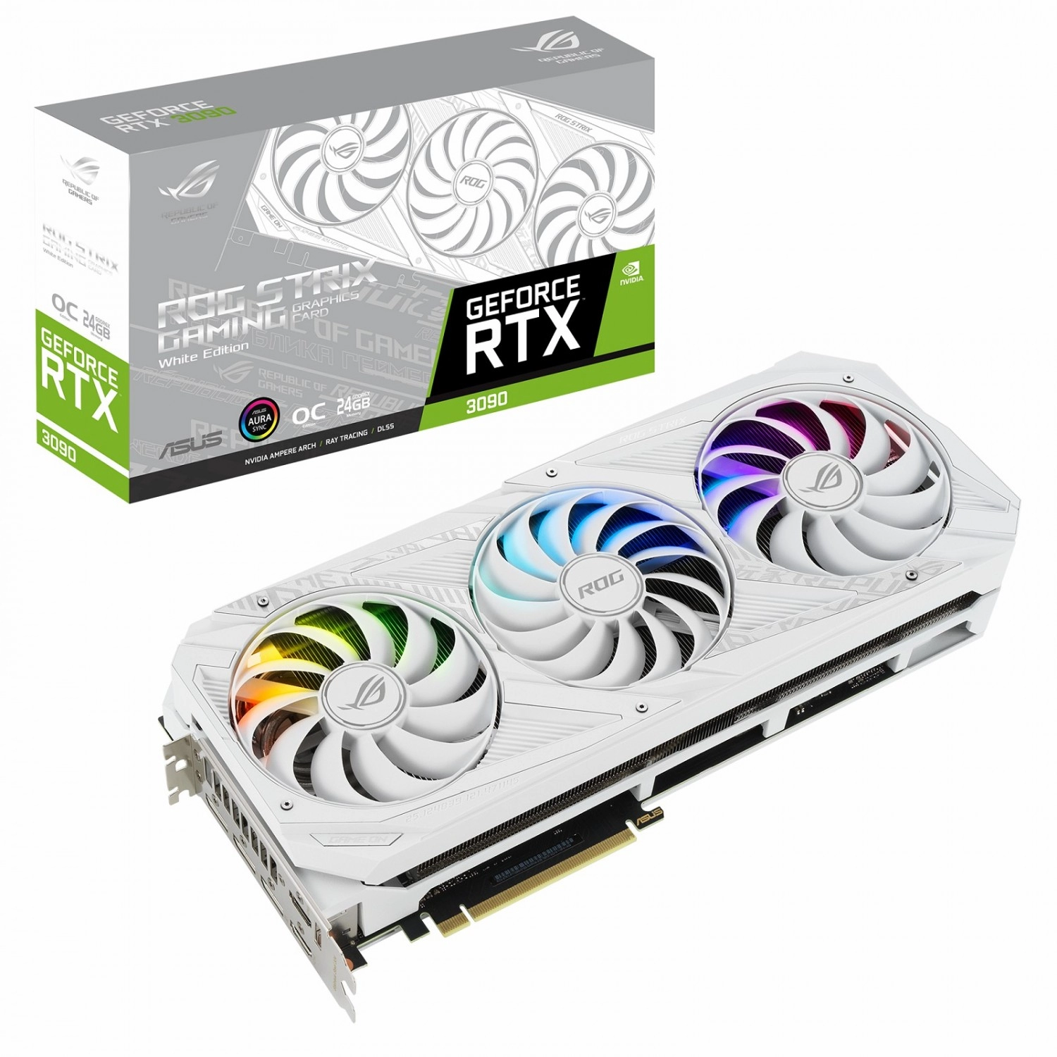 ASUS ROG STRIX RTX 3090 GAMING WHITE O24G Package