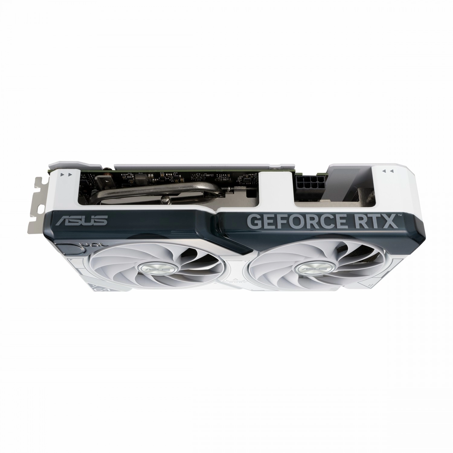 ASUS Dual GeForce RTX 4060 Ti White 8GB GDDR6 Front View