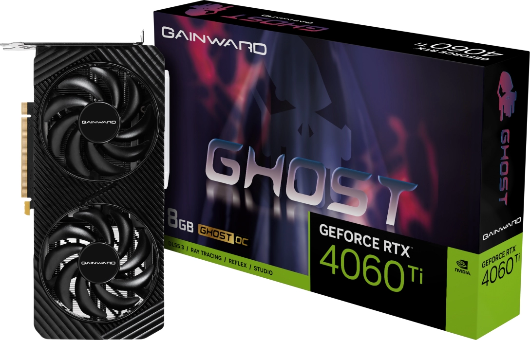 Gainward GeForce RTX 4060 Ti Ghost OC 8GB Package
