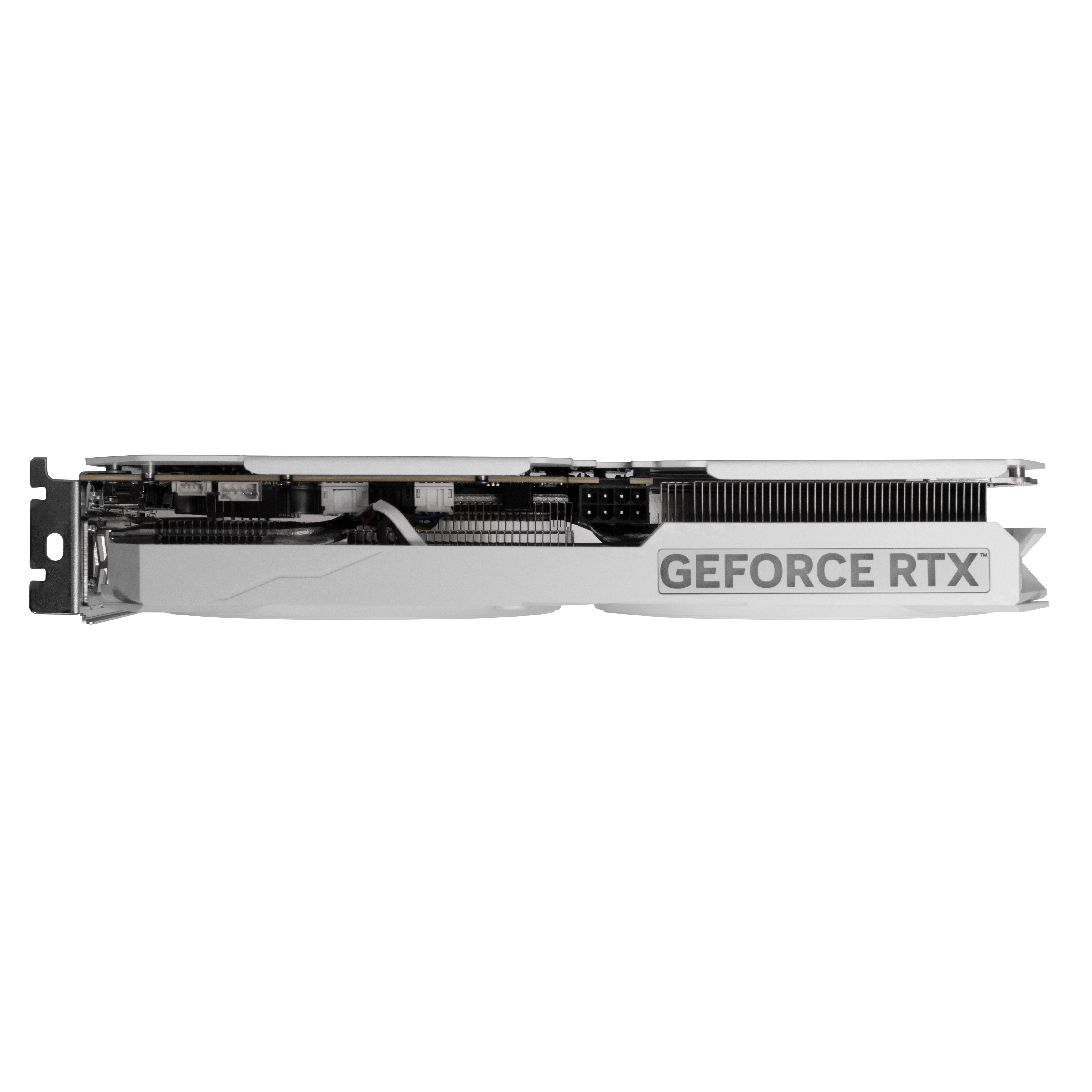 GALAX GeForce RTX 4060 Ti EX White 1-Click 8GB Front View