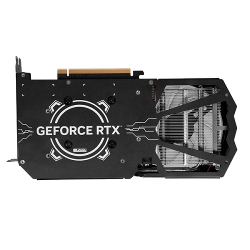 GALAX GeForce RTX 4060 EX 1-Click OC Behind View