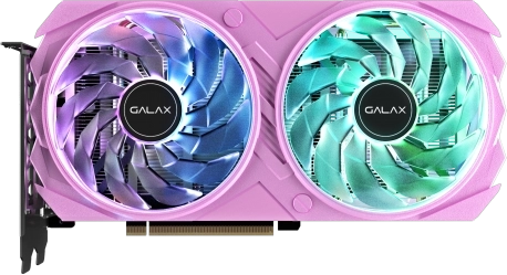 GALAX GeForce RTX 4060 EX Pink 1-Click OC Transparent