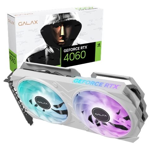 GALAX GeForce RTX 4060 EX White 1-Click OC Package