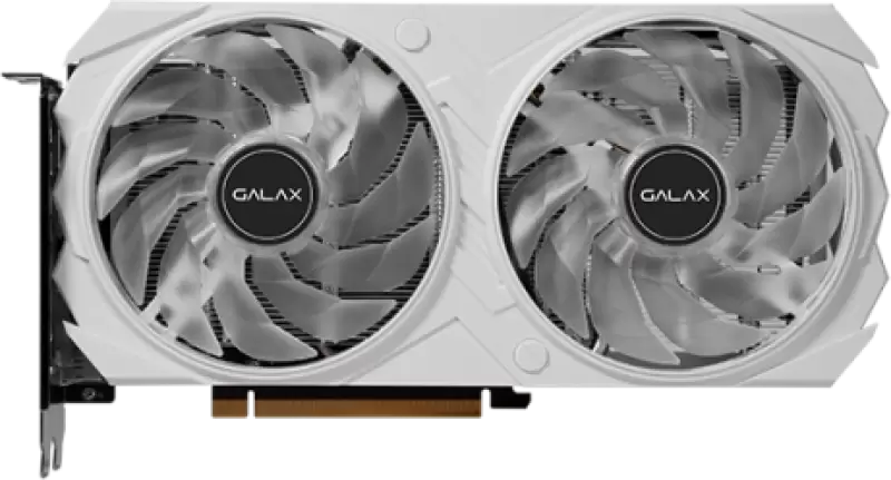 GALAX GeForce RTX 4060 EX White 1-Click OC Transparent