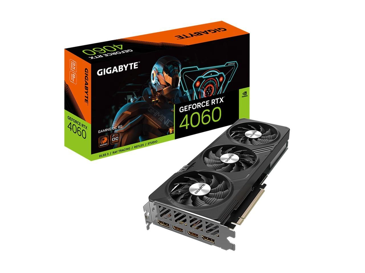 GIGABYTE GeForce RTX­­ 4060 GAMING OC 8G Package