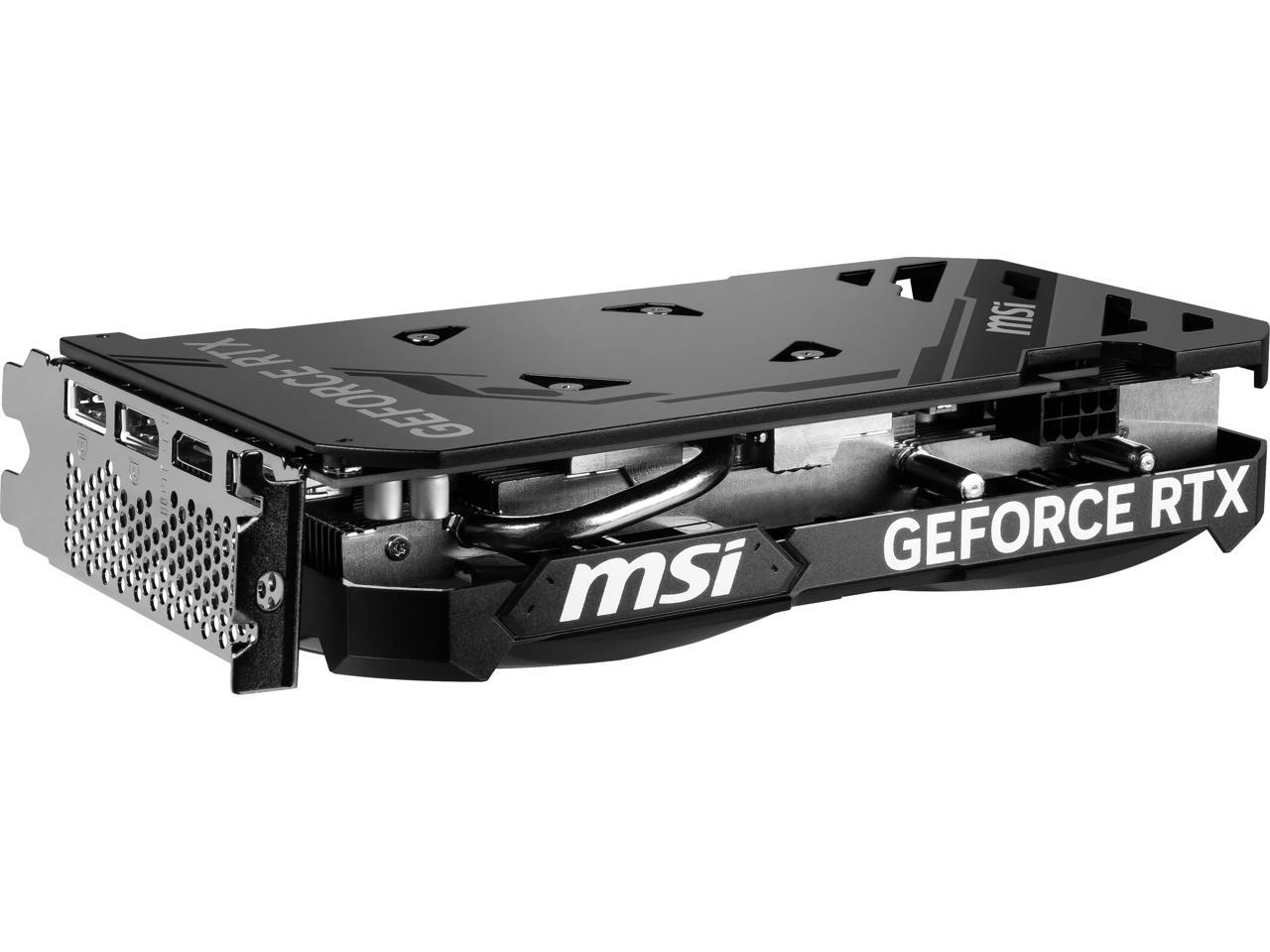 MSI GeForce RTX 4060 VENTUS 2X BLACK 8G Front View