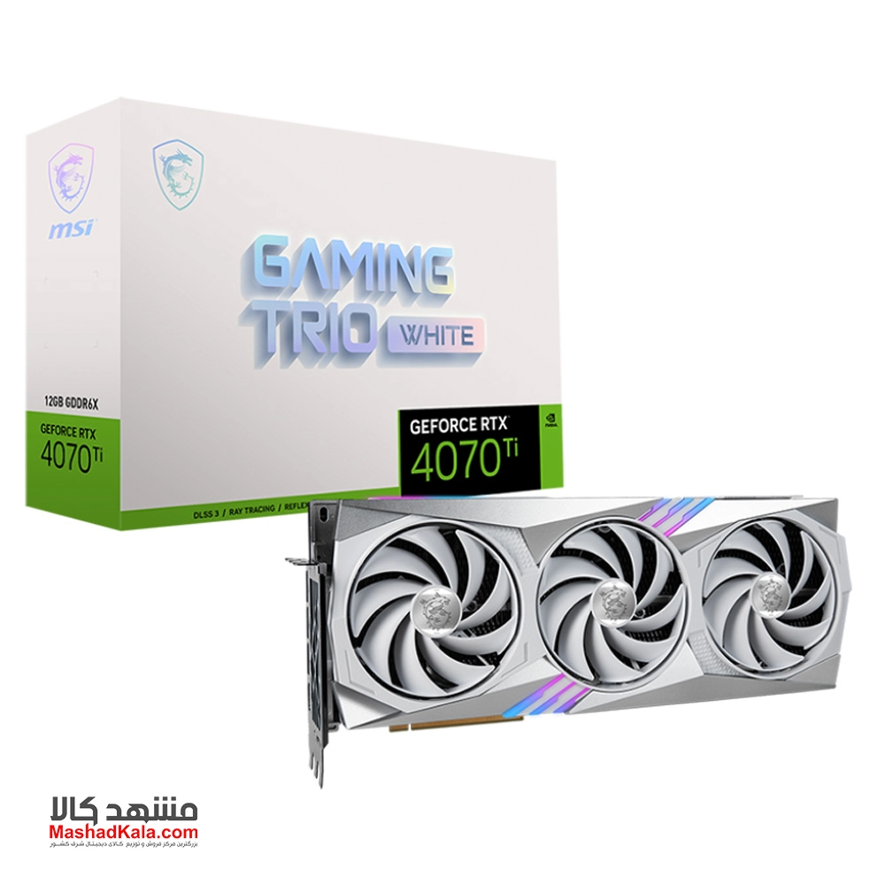 MSI GeForce RTX 4070 Ti GAMING TRIO WHITE 12G Package