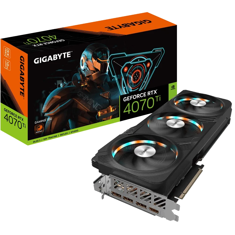 Gigabyte GeForce RTX­­ 4070 Ti GAMING 12G Package