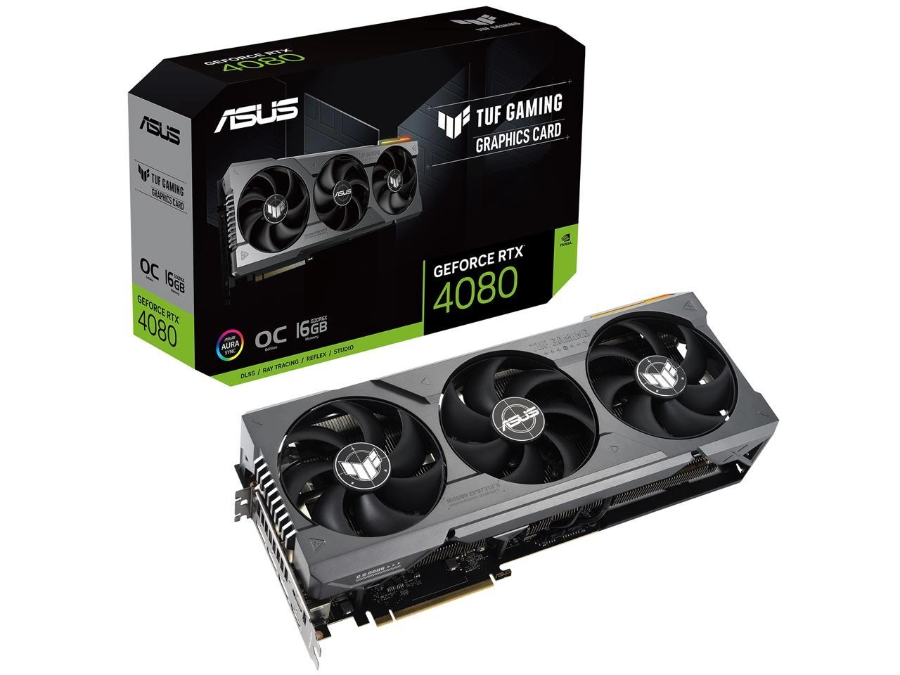 ASUS TUF Gaming GeForce RTX 4080 16GB GDDR6X OC Edition Package