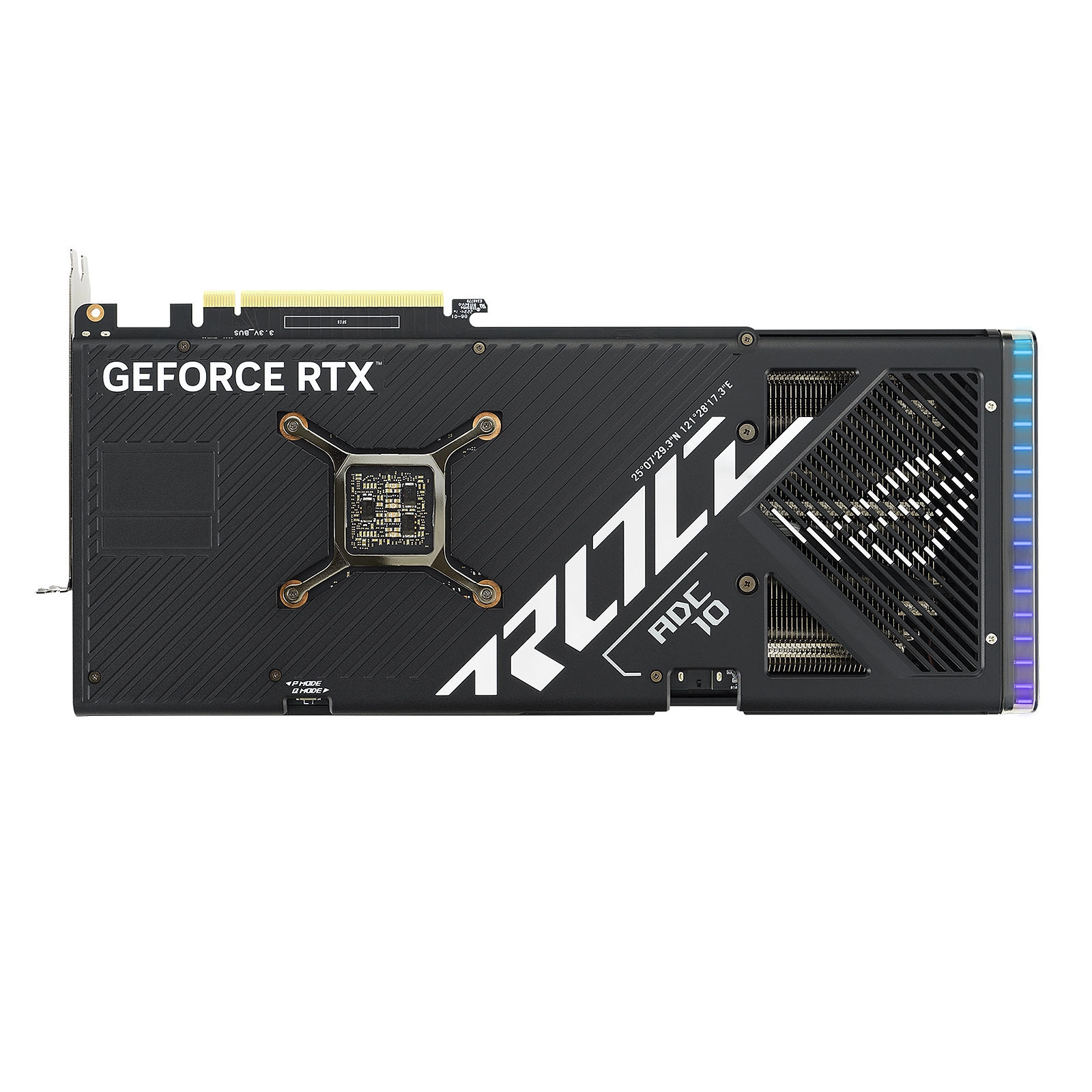 ASUS ROG Strix GeForce RTX 4070 Ti 12GB GDDR6X OC Edition Back View