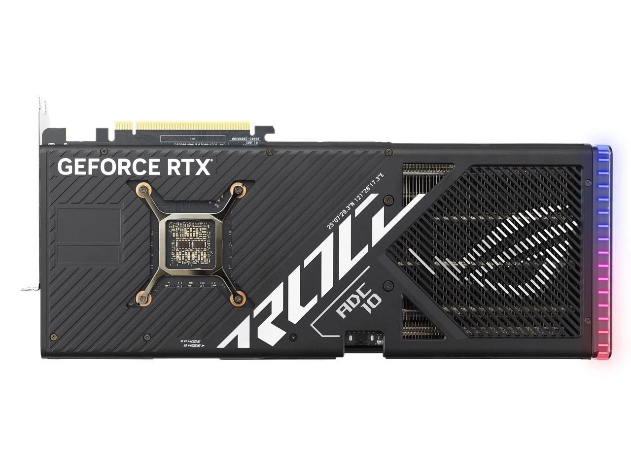 ASUS ROG Strix GeForce RTX 4080 16GB GDDR6X OC Edition Behind View