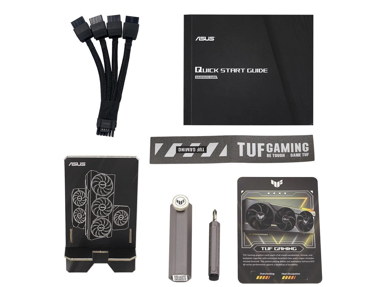 ASUS TUF Gaming GeForce RTX 4080 16GB GDDR6X Package Content