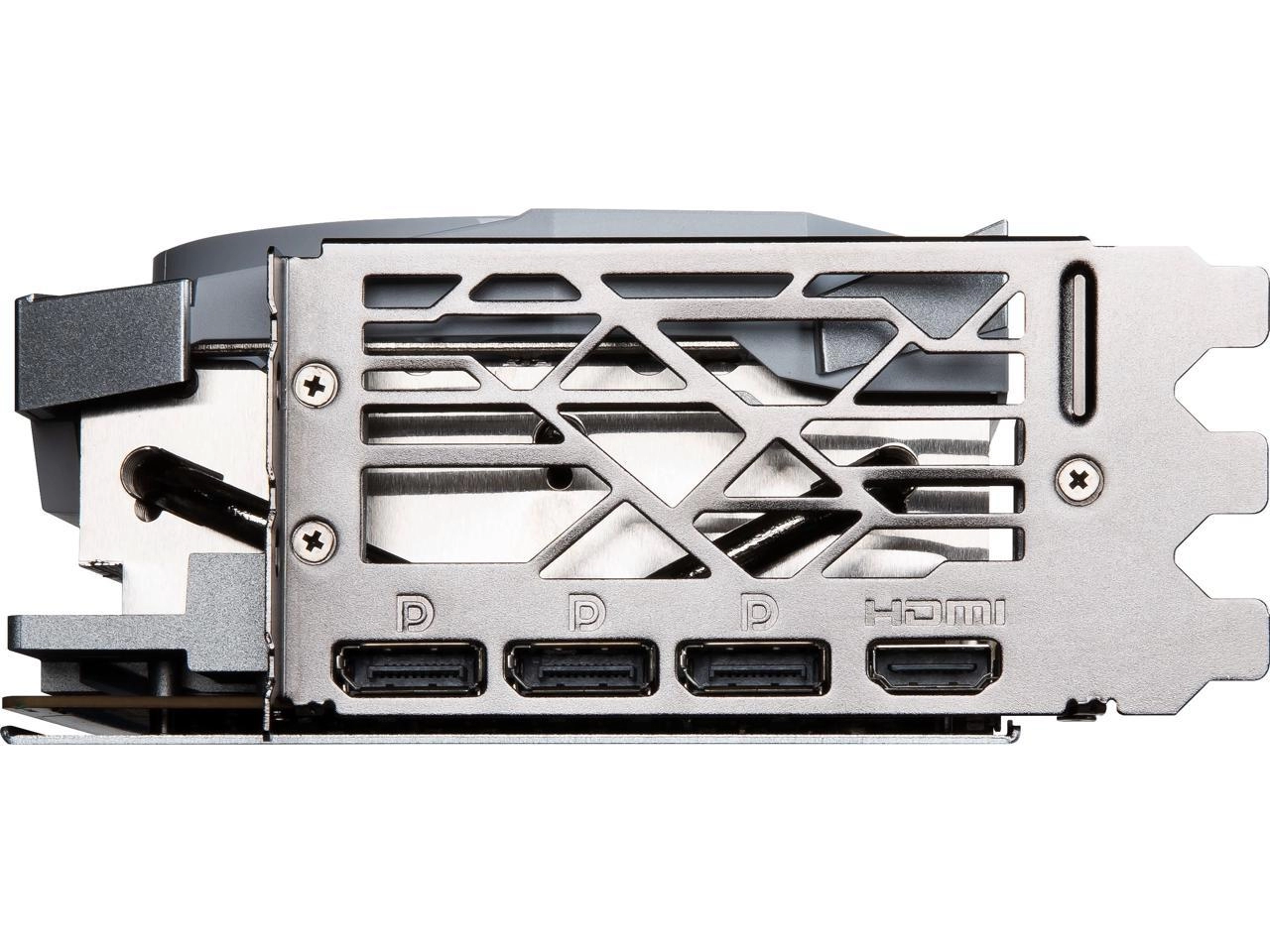 MSI GeForce RTX 4080 16GB GAMING X TRIO WHITE Left Side View