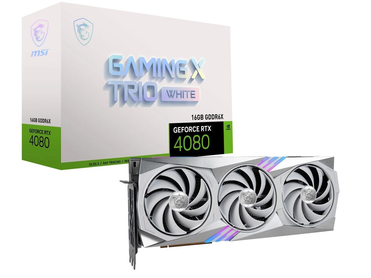 MSI GeForce RTX 4080 16GB GAMING X TRIO WHITE Package
