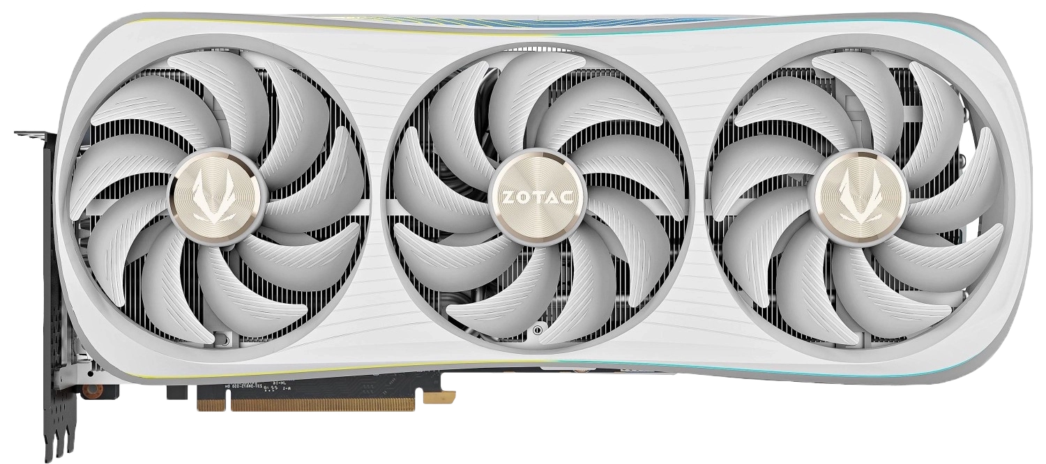 ZOTAC GAMING GeForce RTX 4090 AMP Extreme AIRO White Edition Transparent