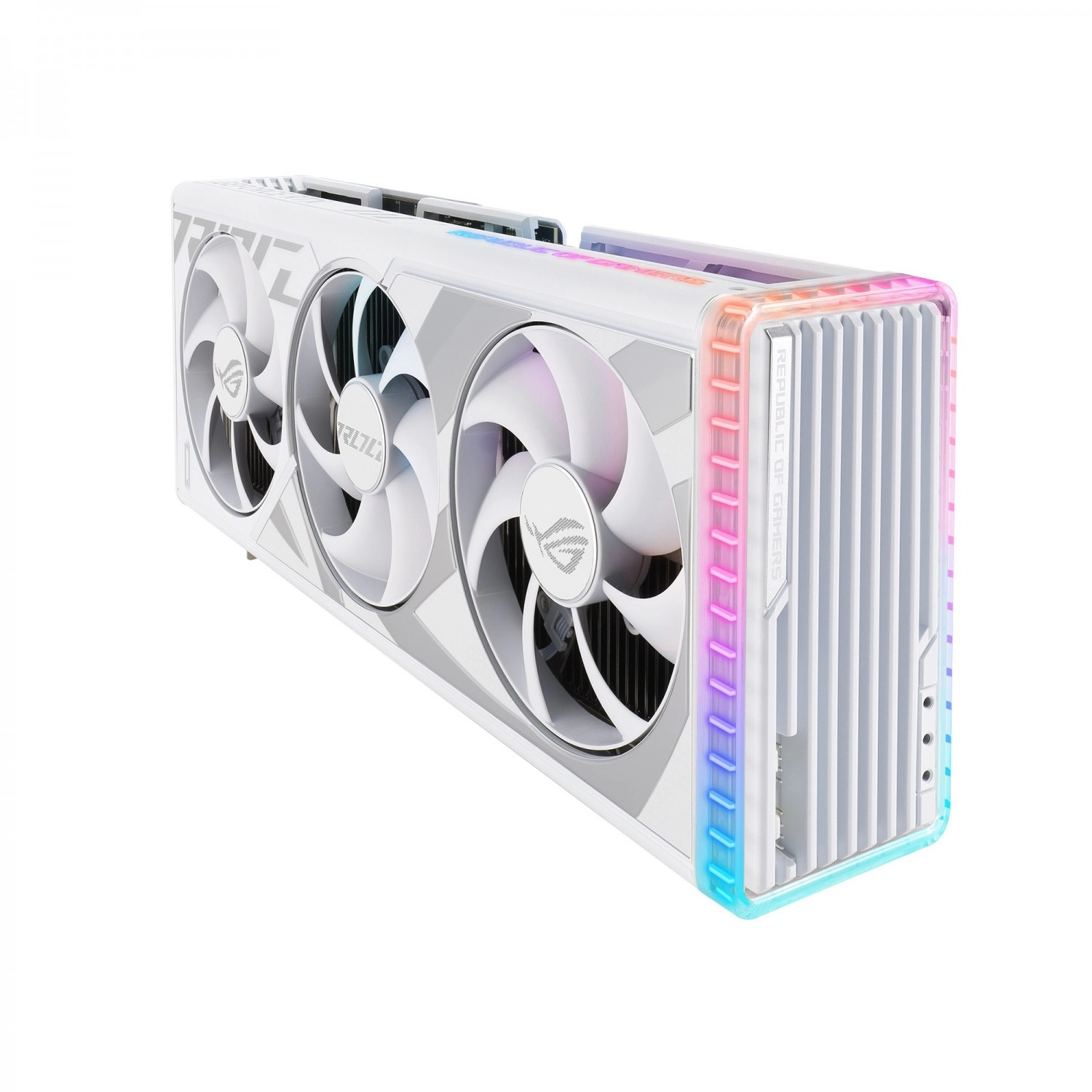 ASUS ROG Strix GeForce RTX 4090 24GB White Right Side View