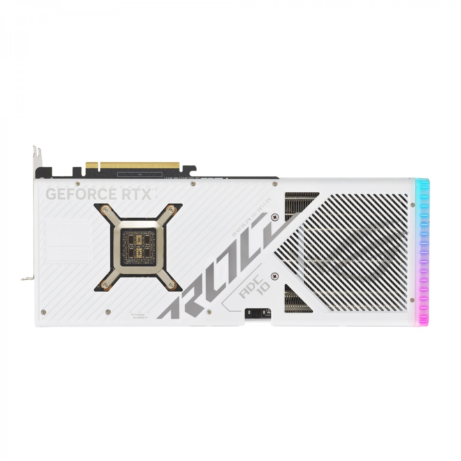ASUS ROG Strix GeForce RTX 4090 24GB White OC Back View