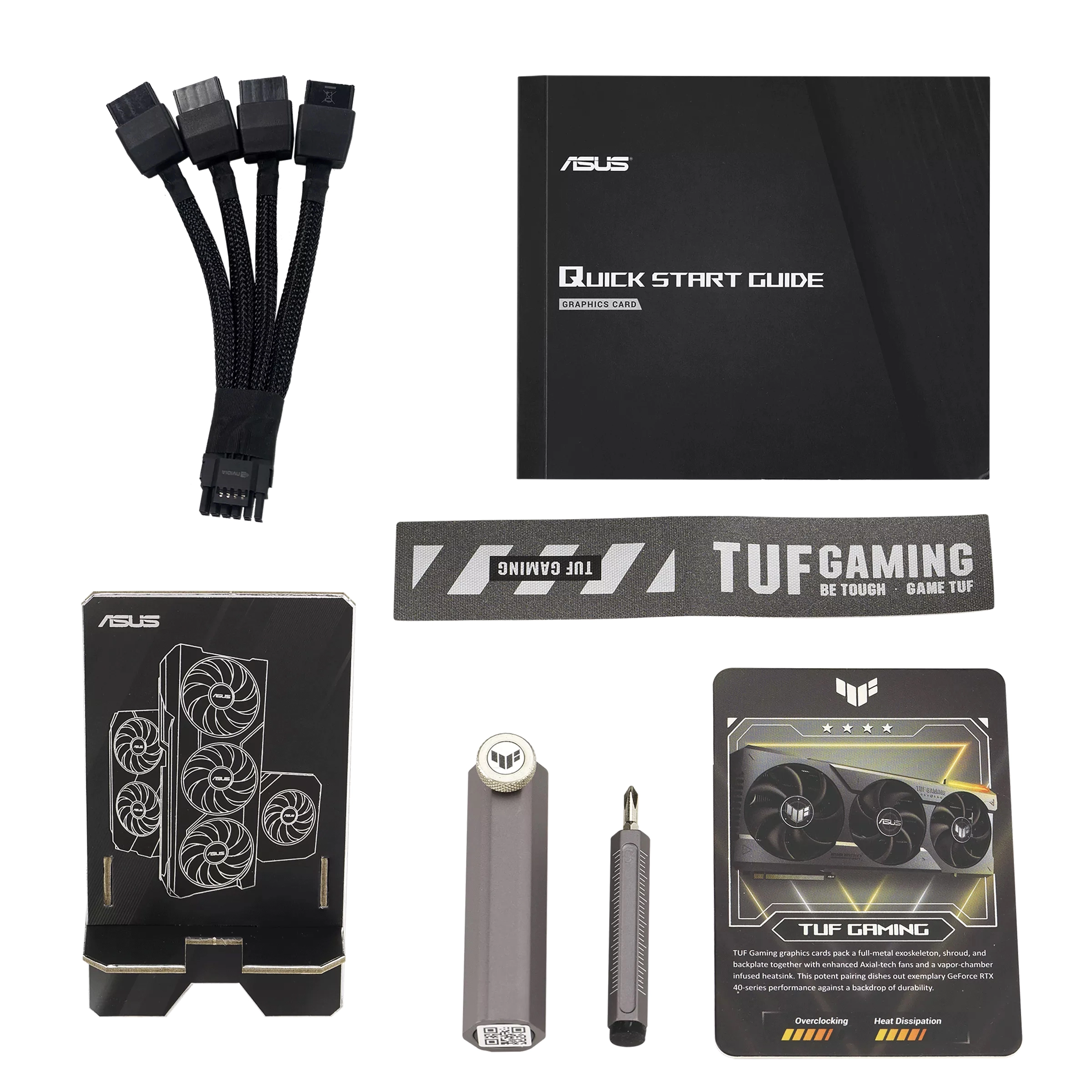 ASUS TUF Gaming GeForce RTX 4090 OC Edition 24GB GDDR6X Package Content