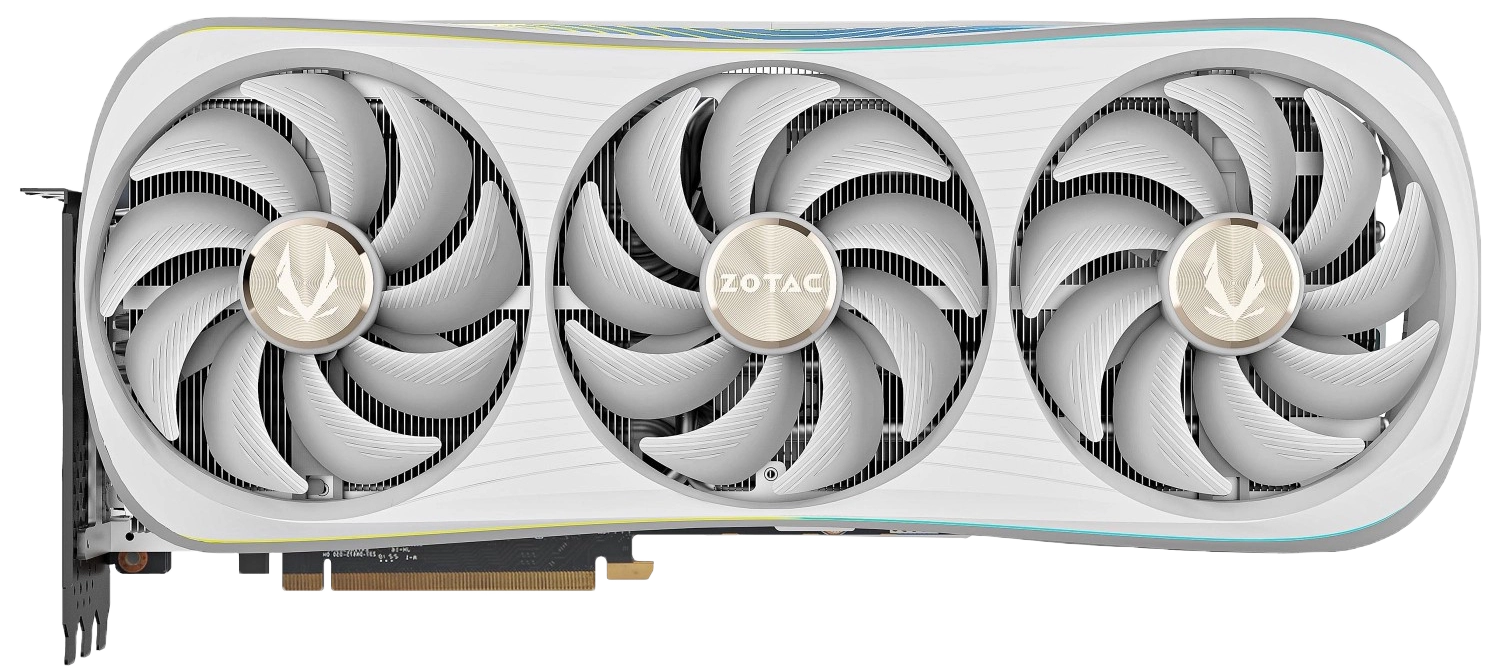 ZOTAC GAMING GeForce RTX 4090 AMP Extreme AIRO White Edition Transparent