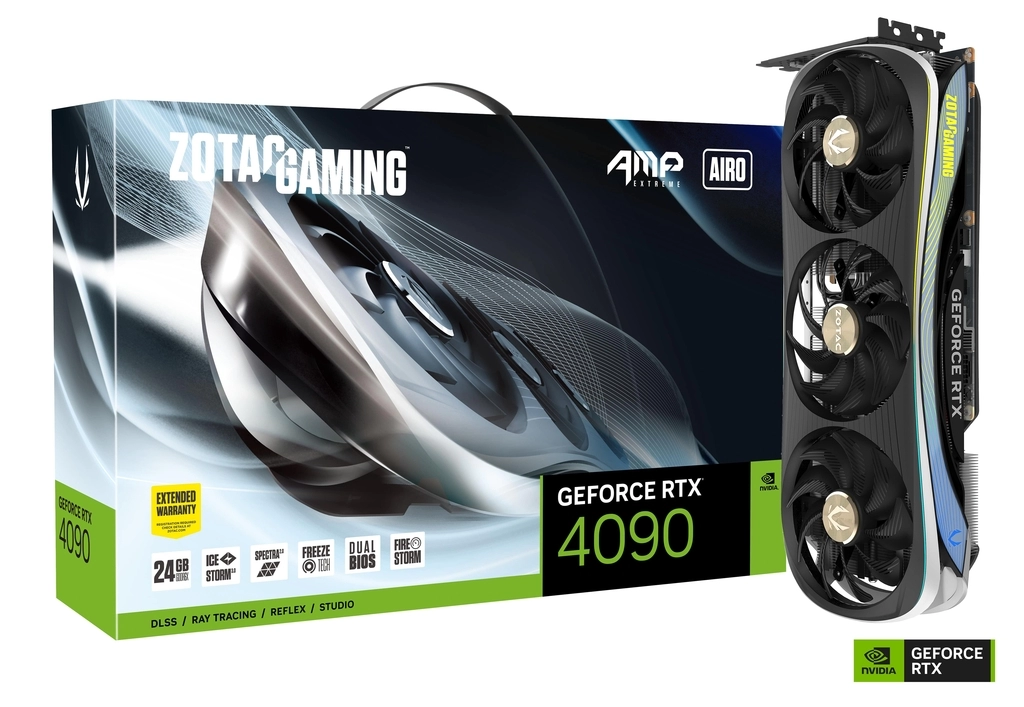 ZOTAC GAMING GeForce RTX 4090 AMP Extreme AIRO Package